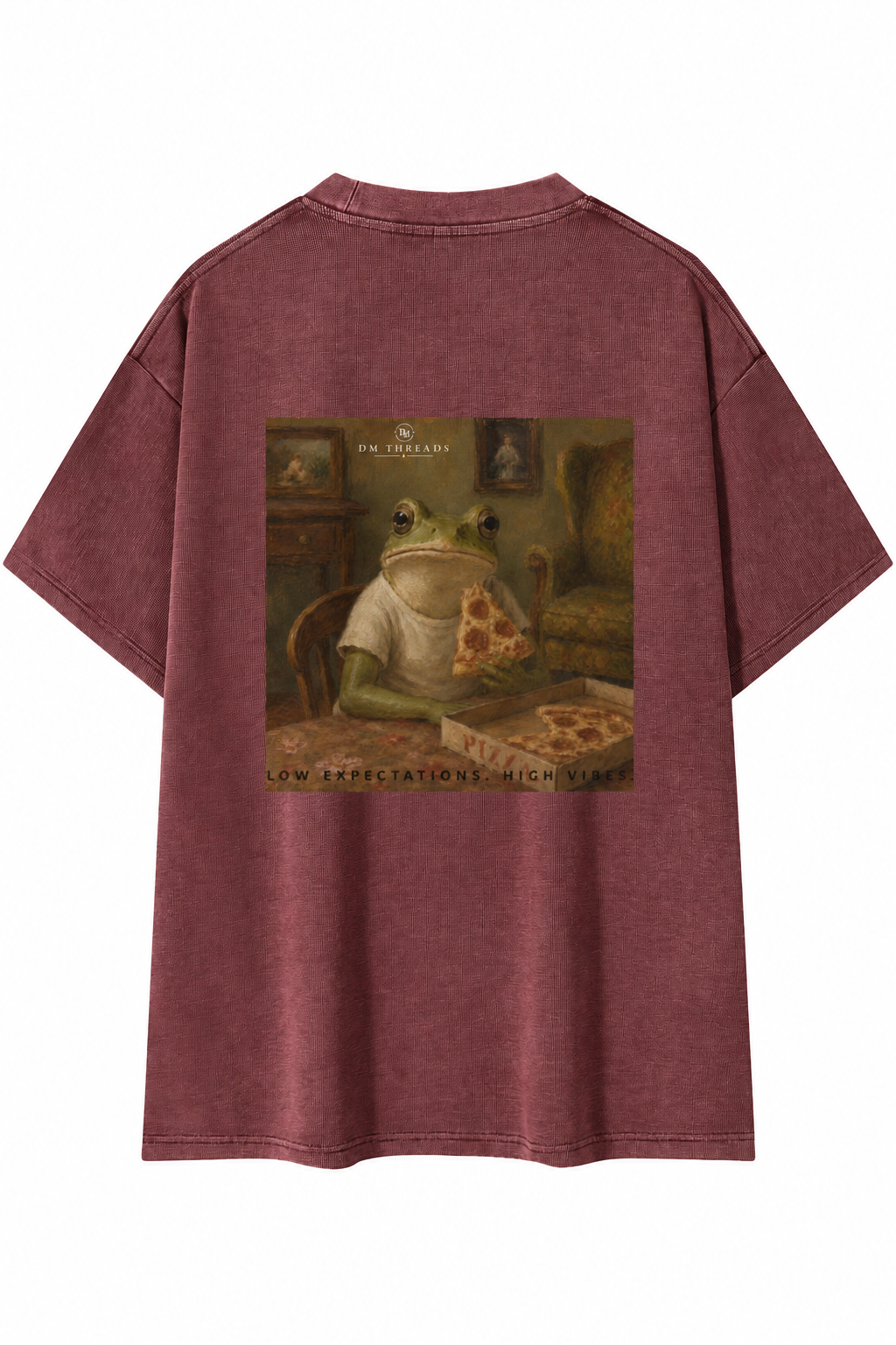 Pizza Frog Chapter 3 Washed Oversized Tee