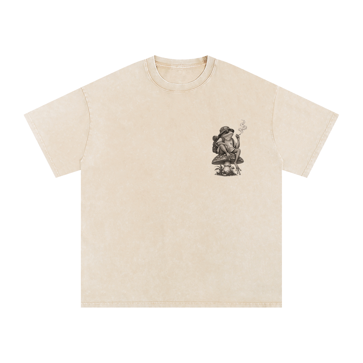 Relaxed Frog Washed Oversize Tee