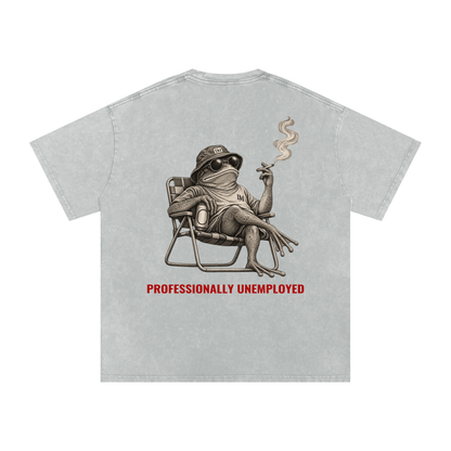 Relaxed Frog Washed Oversize Tee