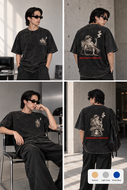 Relaxed Frog Washed Oversize Tee