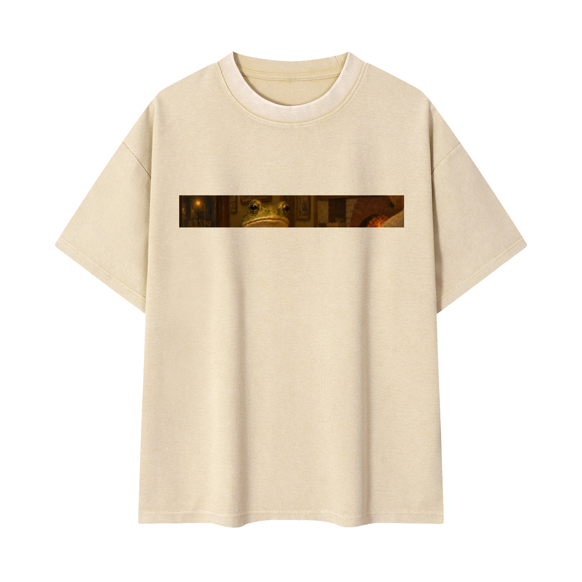 Pizza Frog Chapter 1 Washed Oversized Tee