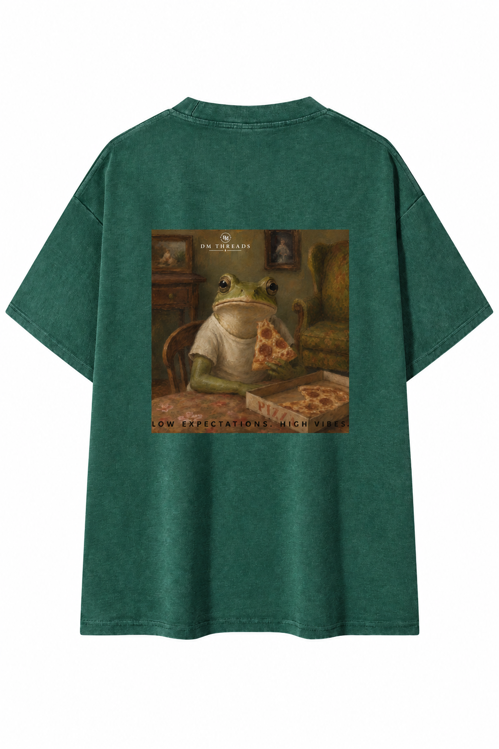 Pizza Frog Chapter 3 Washed Oversized Tee