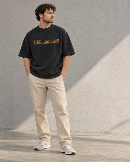 Pizza Frog Chapter 2 Washed Oversized Tee