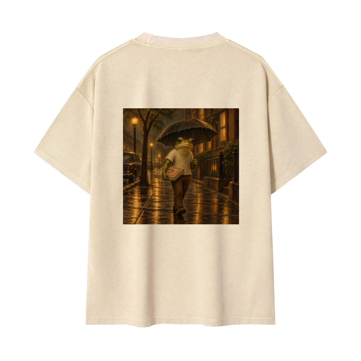Pizza Frog Chapter 2 Washed Oversized Tee