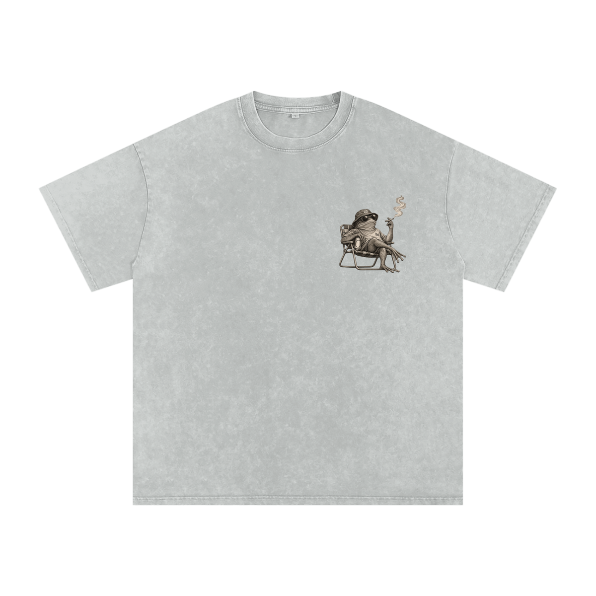 Relaxed Frog Washed Oversize Tee