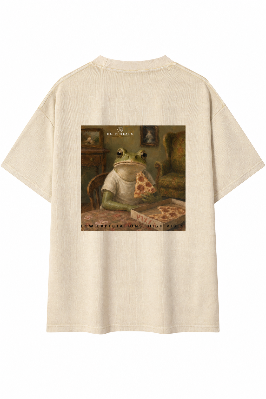 Pizza Frog Chapter 3 Washed Oversized Tee