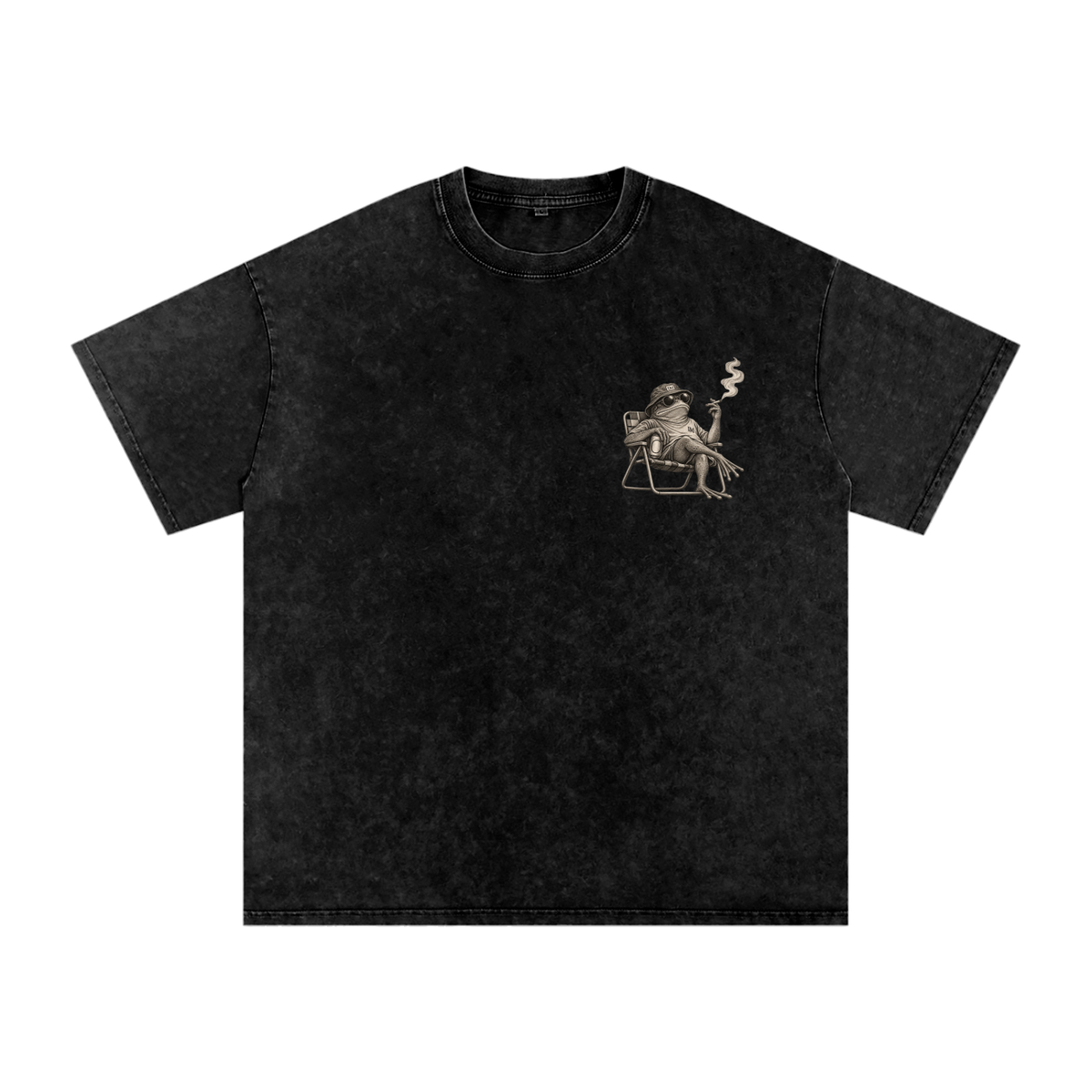 Relaxed Frog Washed Oversize Tee