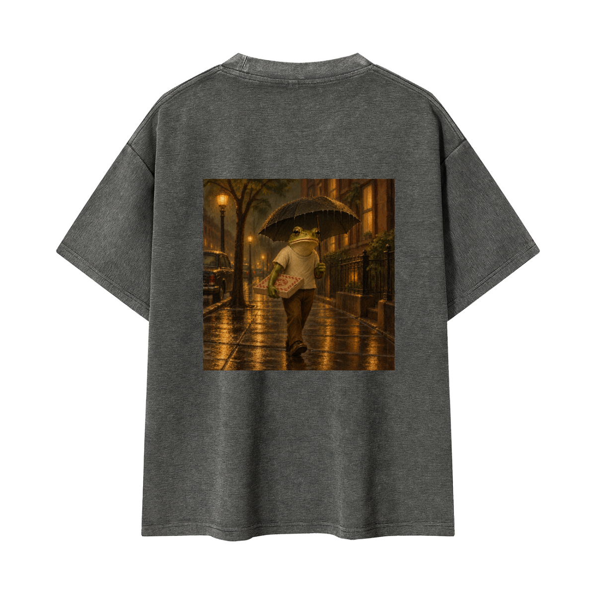 Pizza Frog Chapter 2 Washed Oversized Tee