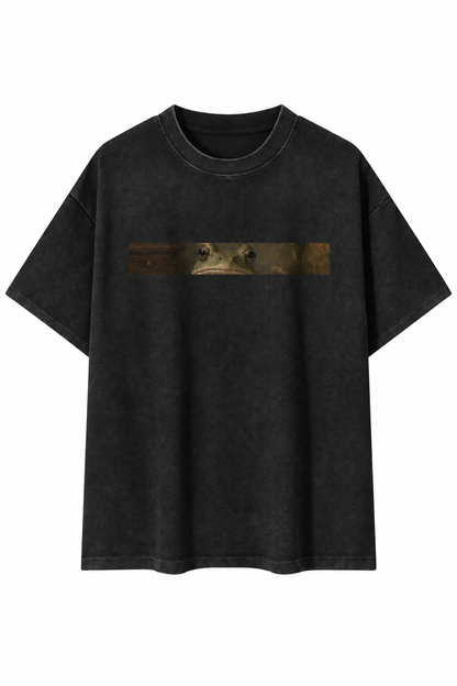 Pizza Frog Chapter 3 Washed Oversized Tee